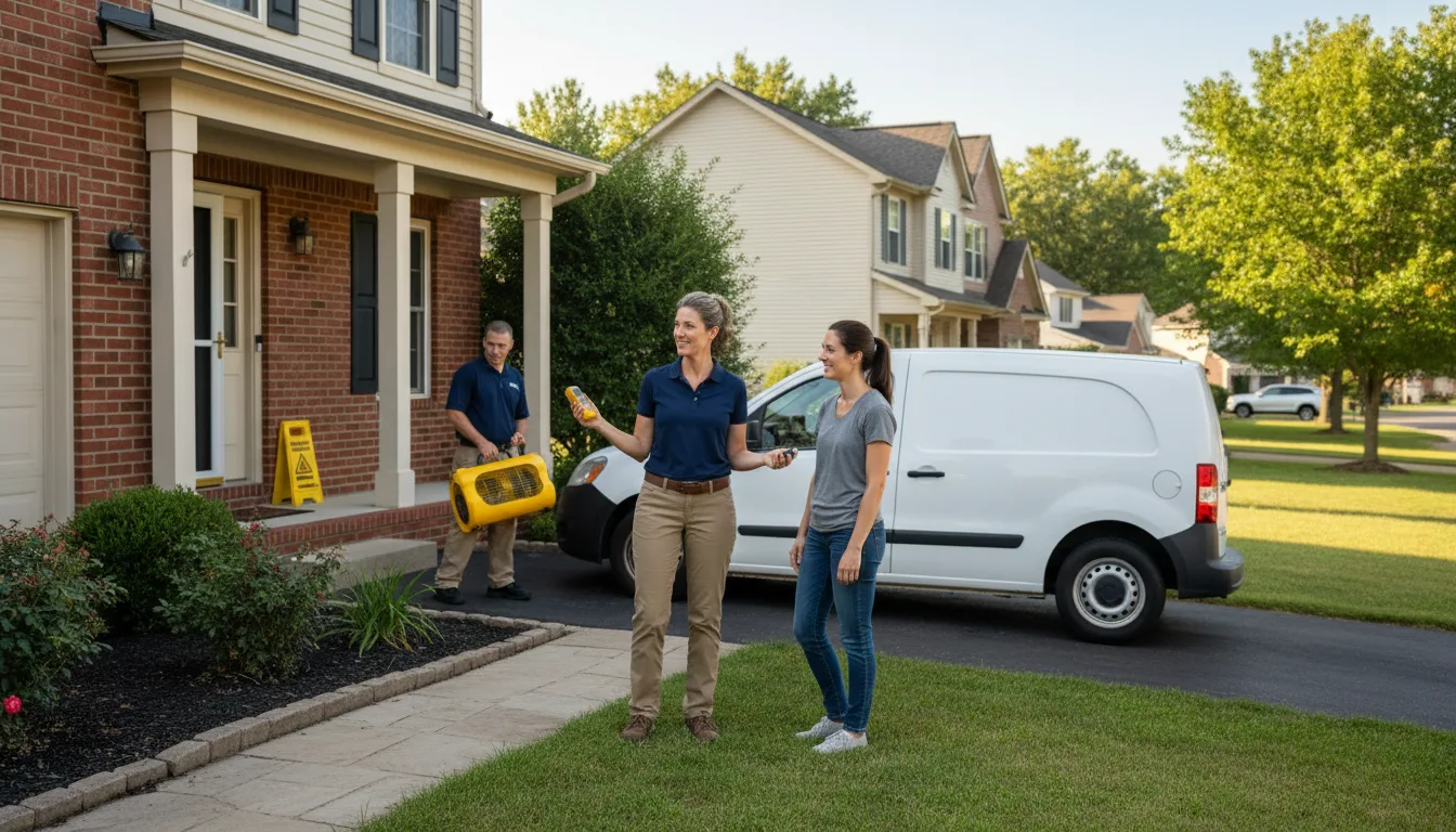 Water restoration image for Flood Water Cleanup, Removal And Restoration Services in Ava, IL